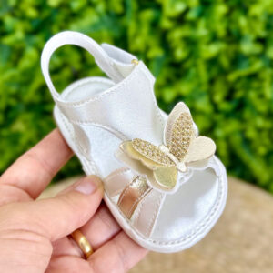 Sandália Butterfly Dourada