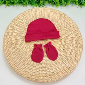 Kit Touca e Luvinhas Vermelha