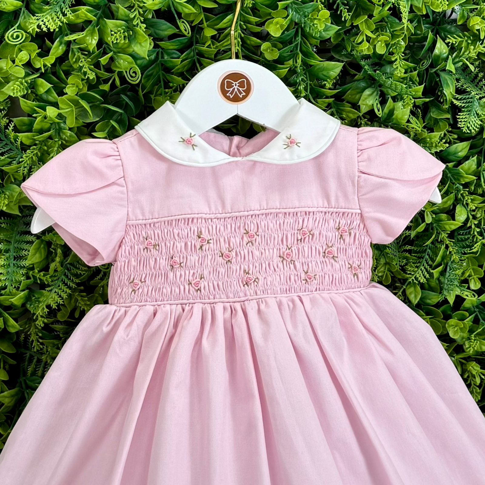 Vestido Festa Clássico Rosa Claro - Imagem 2