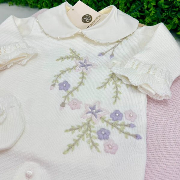Saída Maternidade Helen Off-White e Rosa — imagem 3