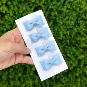 Lacinho Sara Bico de Pato Azul Claro