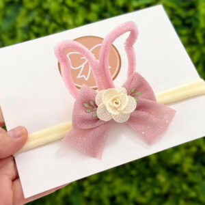 Tiara Coelhinha da Páscoa Rose e Off-White