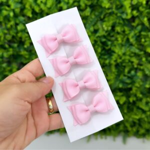 Lacinho Sara Bico de Pato Rosa Claro