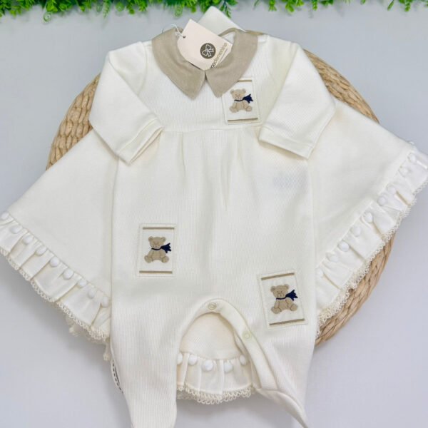 Saída Maternidade Antônio Kidstar® Off-White — imagem 1