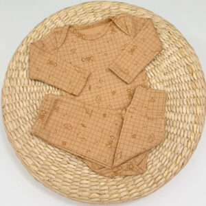 Pijama Baby Dino Marrom