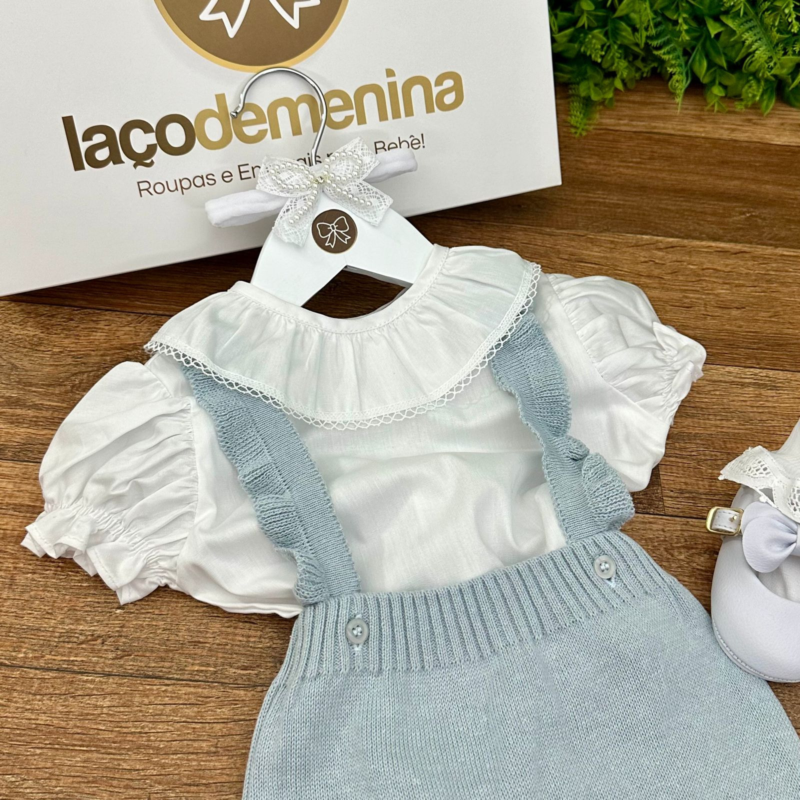 Jardineira Olívia com Body - Imagem 2