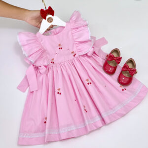 Vestido Rosa Cerejinha