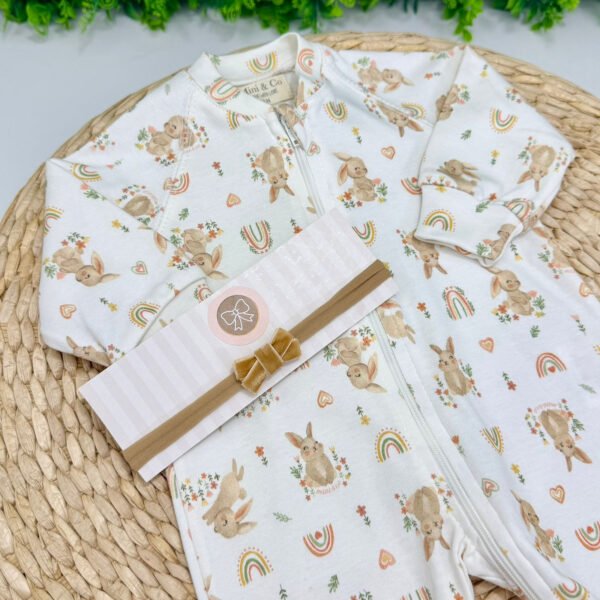 Pijama Coelhinha Iris Mini & CO®  Zíper — imagem 2