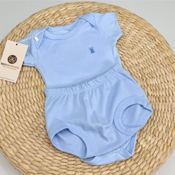 Kit Body e Tapa Fralda Azul Claro — imagem 1
