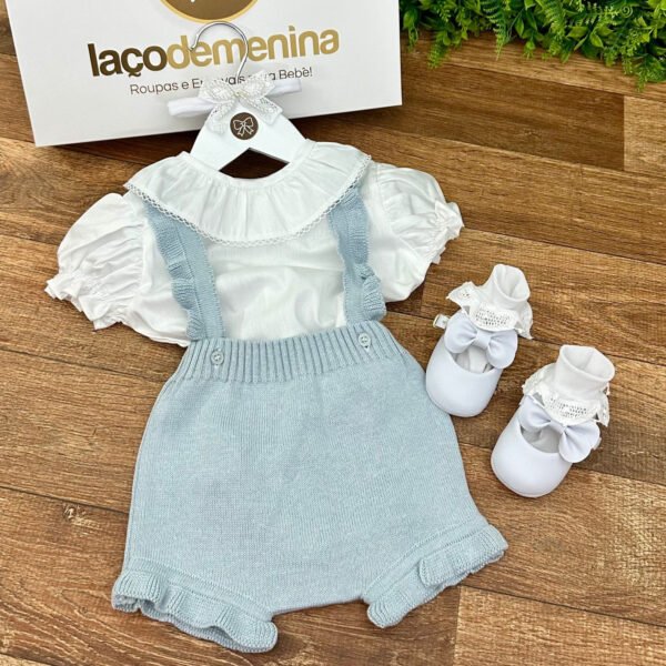 Jardineira Olívia com Body — imagem 1