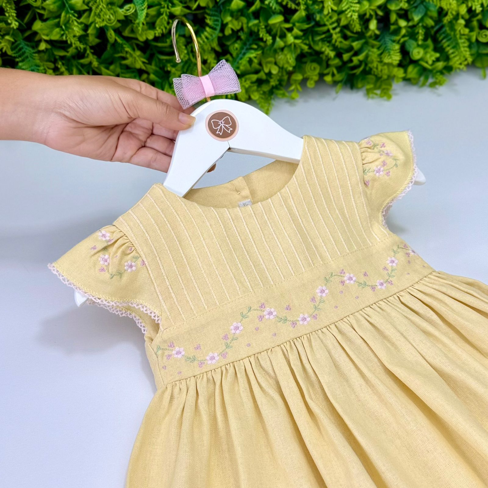 Vestido Kidstar® Valentina Amarelo - Imagem 2