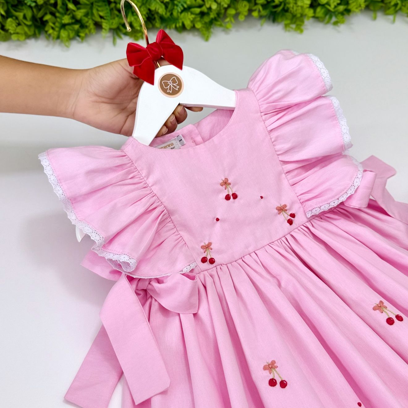 Vestido Rosa Cerejinha - Imagem 2
