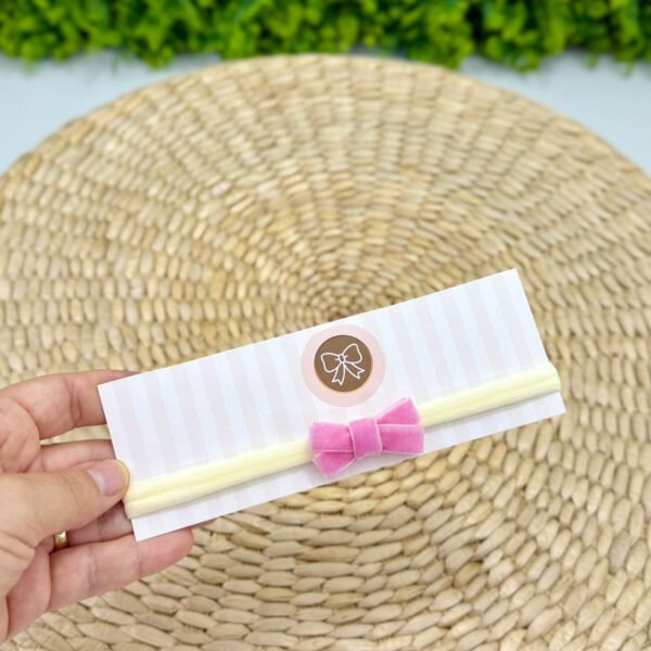 Tiara Alice Off-White e Rosa — imagem 1