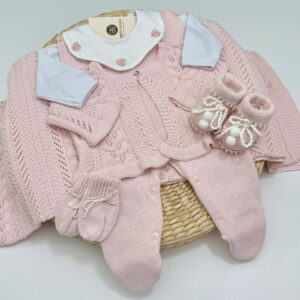 Saída Maternidade Alice Rosa Pastel