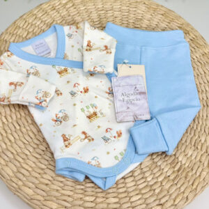 Pijama Azul Claro P/ Prematuro