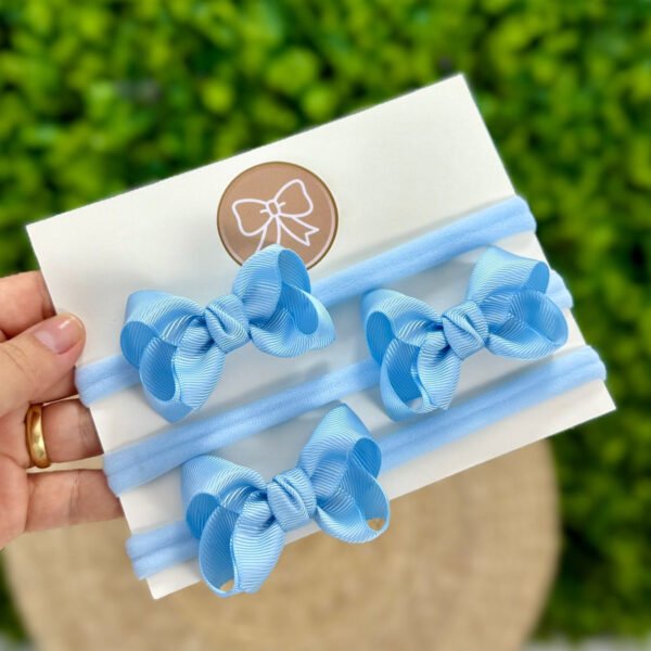 Tiara Mini Boutique Azul Claro — imagem 1