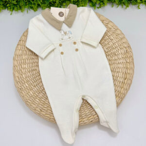 Saída Maternidade Otávio Off-White sem Manta