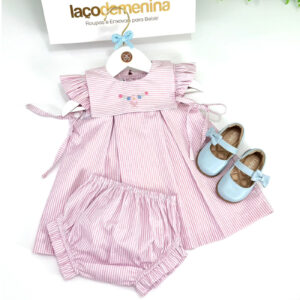 Vestido Marina Rosa Listrado