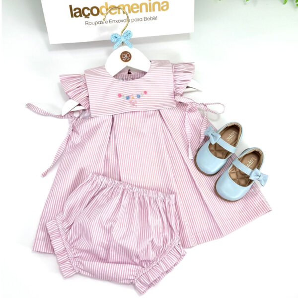 Vestido Marina Rosa Listrado — imagem 1