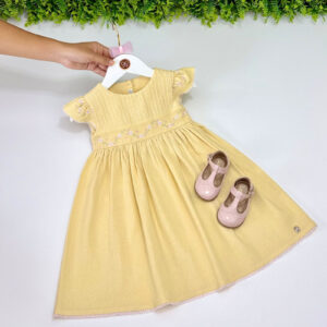 Vestido Kidstar® Valentina Amarelo