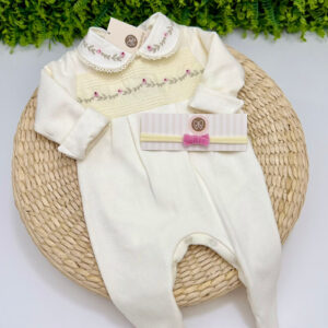 Macacão com Body Jasmine Off-White