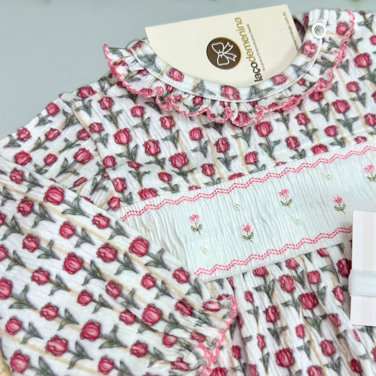 Pijama Marina Floral - Imagem 3