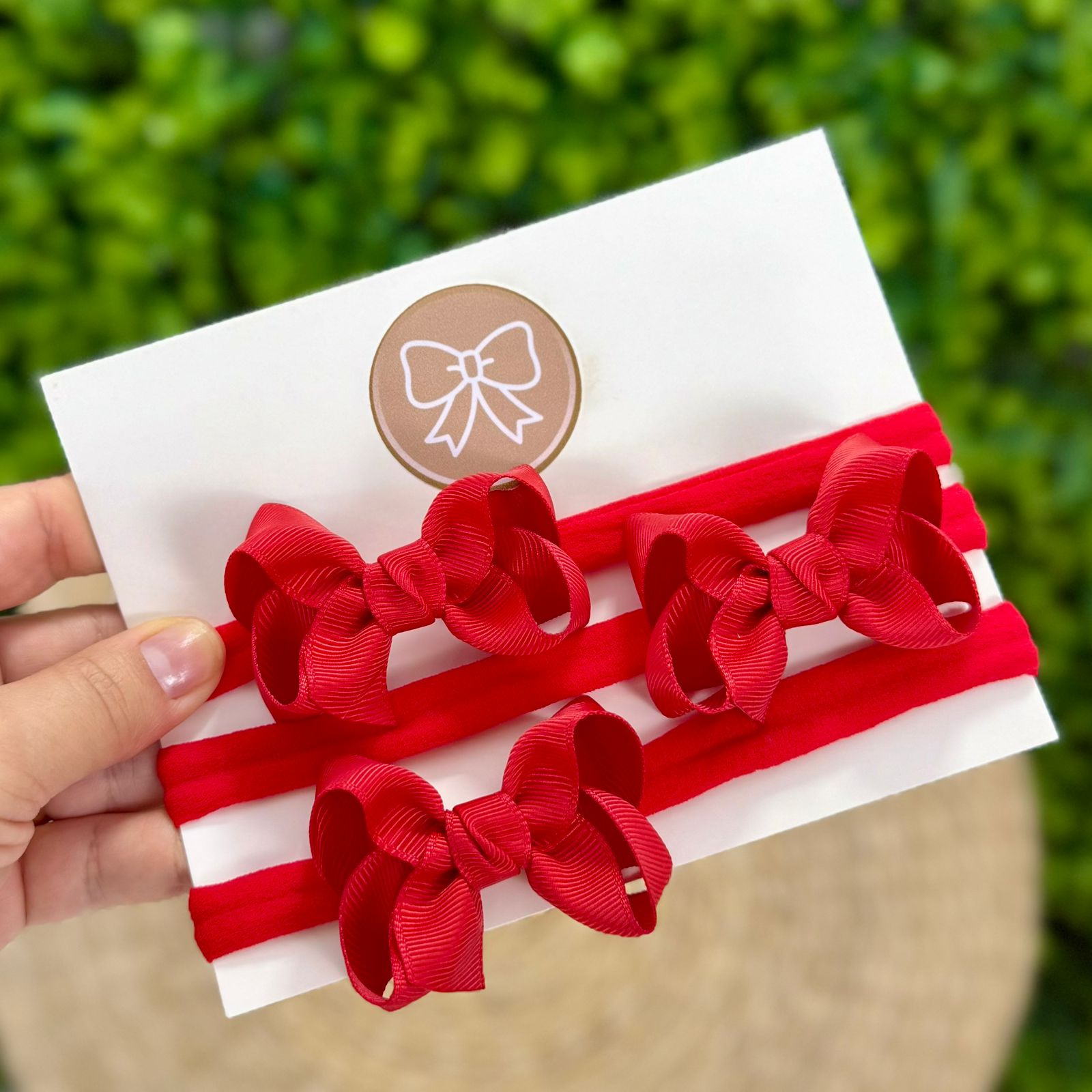 Tiara Mini Boutique Vermelha