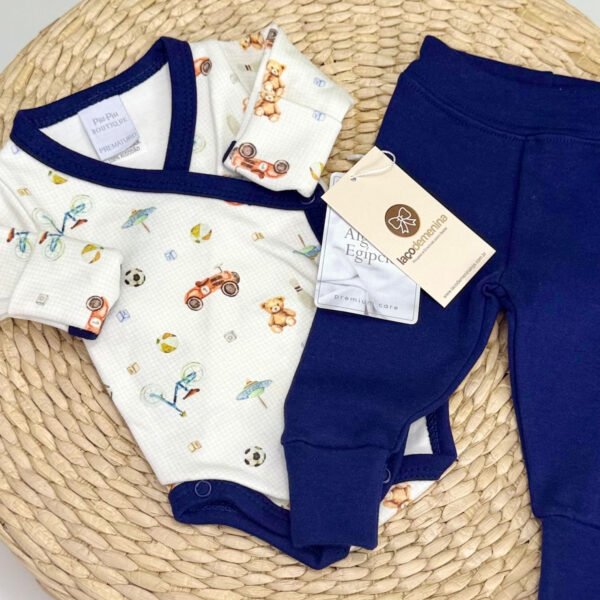 Pijama Azul Marinho P/ Prematuro — imagem 2