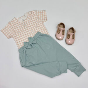 Conjunto Body e Calça Verde Mini & CO®