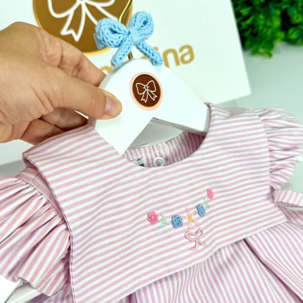 Vestido Marina Rosa Listrado — imagem 2
