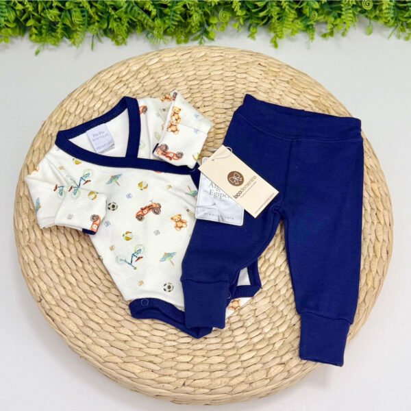 Pijama Azul Marinho P/ Prematuro — imagem 1