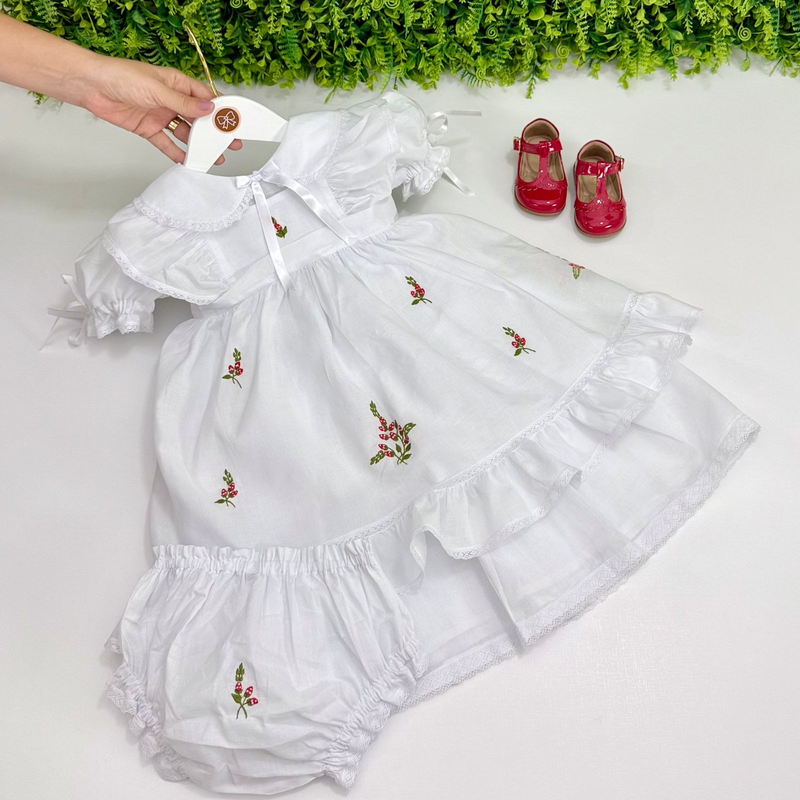 Vestido Maitê com Renda Paraibana