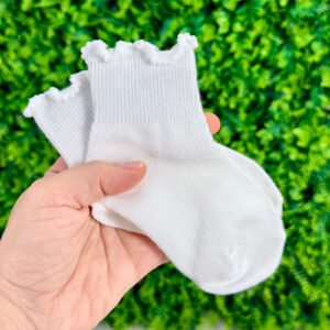 Meia Infantil Branca