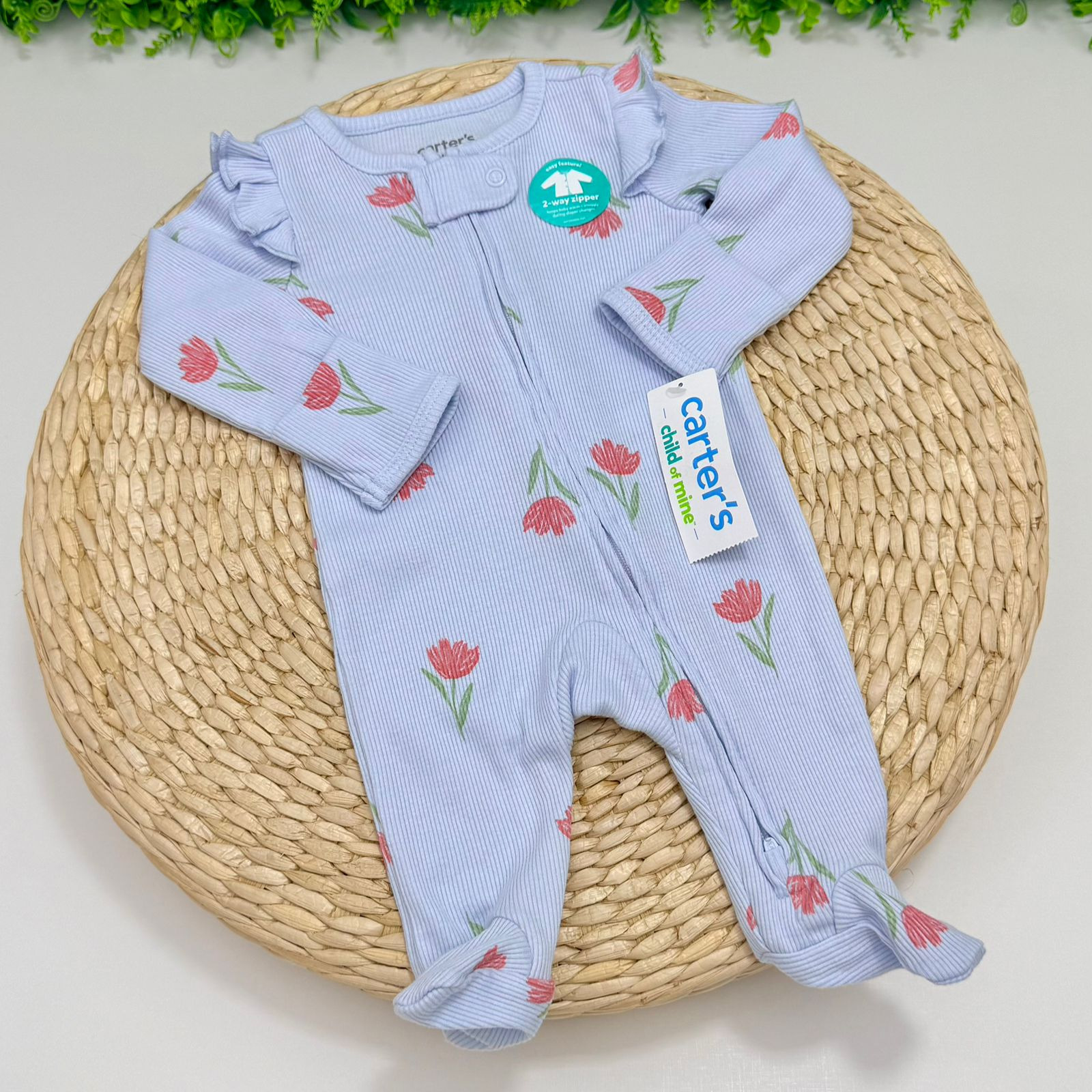 Pijama Carters® Azul Floral