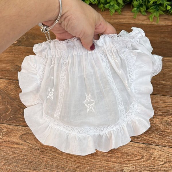 Vestido Batizado Laila com Renda Paraibana Branco — imagem 2