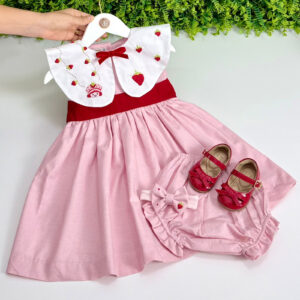 Vestido Moranguinho (Encomenda)