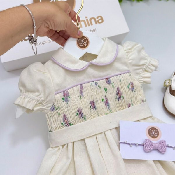 Vestido Festa Aurora Off-White — imagem 2