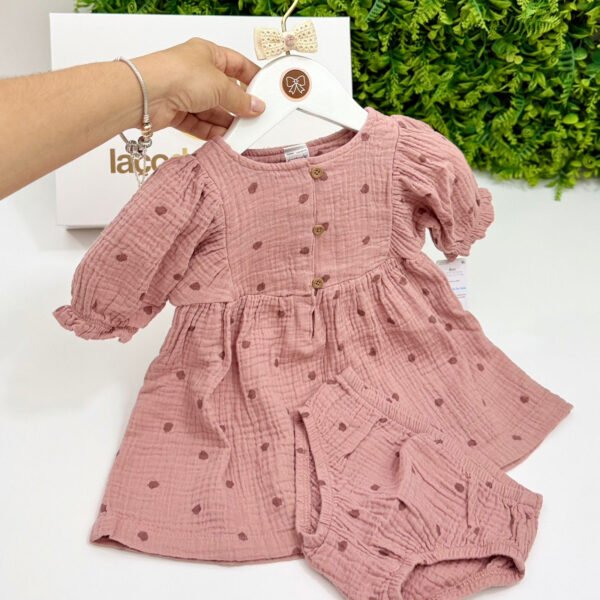 Vestido Carters® Rosa Chá — imagem 2