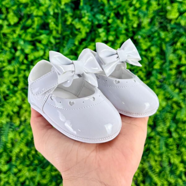 Sapatinho Angel Verniz Branco — imagem 1