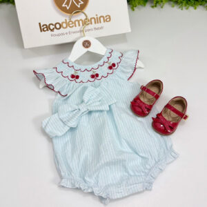 Pimpão Listrado Azul Cerejinhas