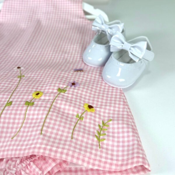 Vestido Trapézio Bordado Jardim — imagem 2