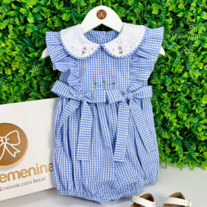 Pimpão Xadrez Bordado Manual