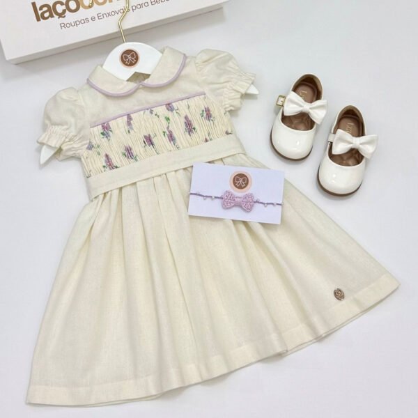 Vestido Festa Aurora Off-White — imagem 1