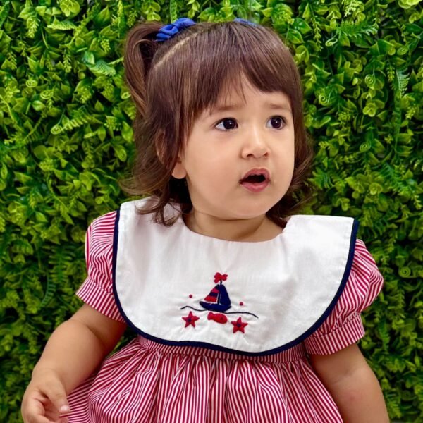 Vestido Náutica Clássico Listrado — imagem 1