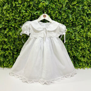 Vestido Batismo Laís Renda Renascença