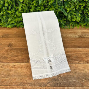 Toalha Batismo Renda Paraibana