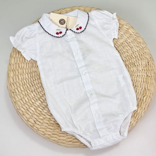 Conjunto Body Cerejinha Xadrez — imagem 2