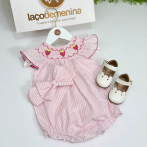 Pimpão Listrado Rosa Moranguinhos