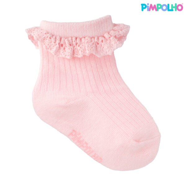 Meia Canelada Pimpolho® Rosa — imagem 1