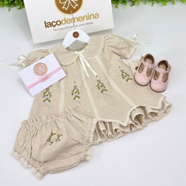Vestido Maju em Linho Cru — imagem 1